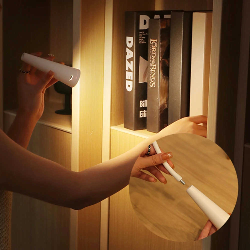 LED Book Light Reading  Bed Eye Caring 3 Color LED reading table lamp flexible tube creative learning light