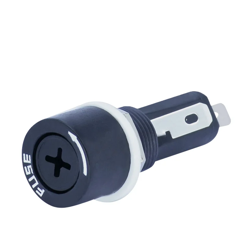 Винтовое крепление панели вырез паяльный терминал 250 в 10 А Панель Крепление Держатель Предохранителя