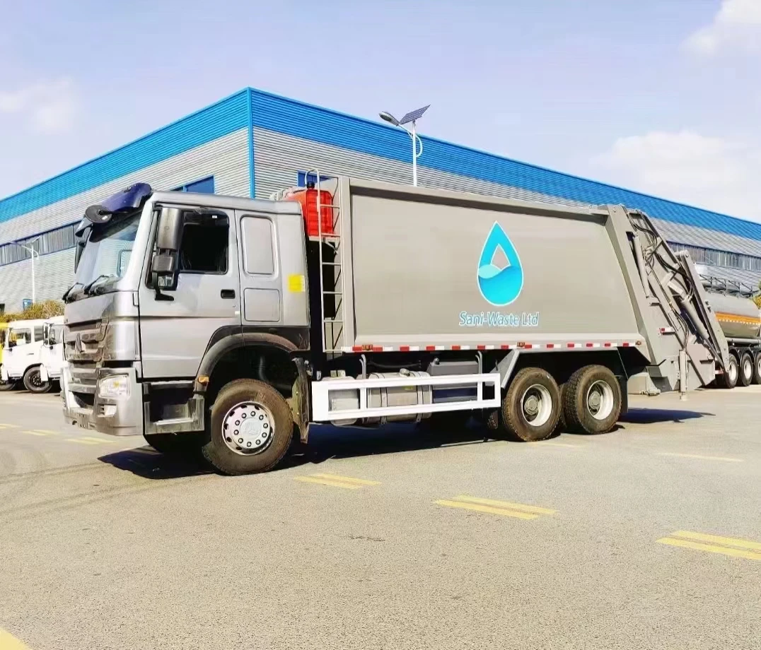 Высококачественная мобильная станция сжатия мусора Sinotruk 20 куб. М