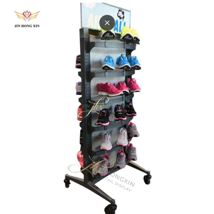 modern fashion design wood shoes eyewear jewelry bag watch sneaker ladies clothes shelf metal display showcase for new store