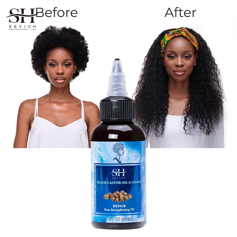 Private Label Jamaican Black Castor Oil Natural Formula Nourishing Boosting Fast Hair Growth Oil