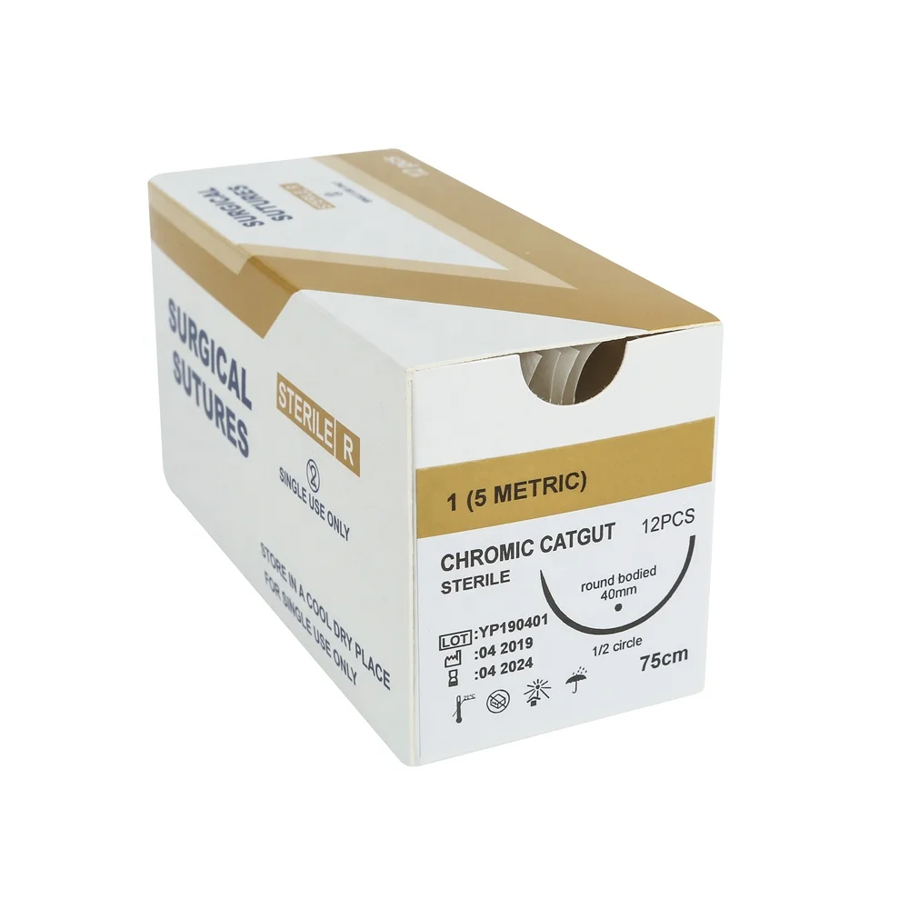 
CE Approved Surgical Suture Absorble Chromic Catgut Thread 