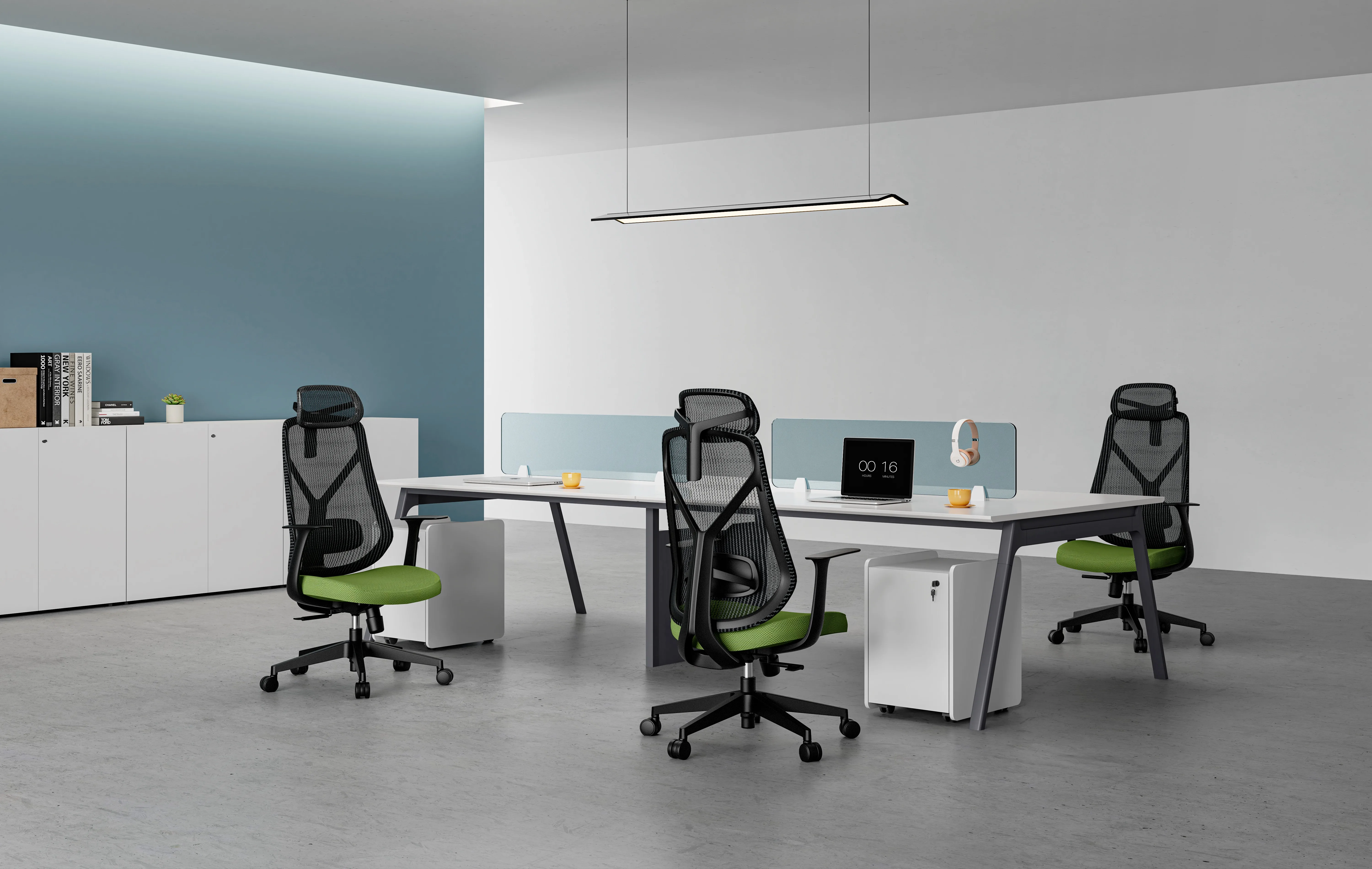 Modern Style High Back Swivel Revolve High Quality Home Work Office Task Chair Ergonomic Executive Office Mesh Chair