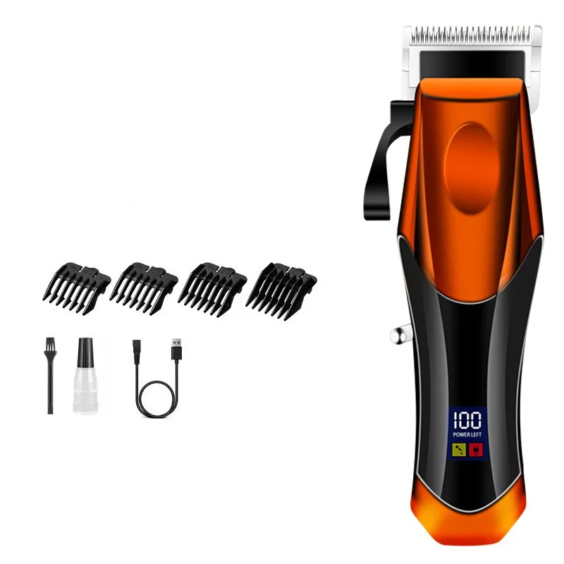 Professional hair cut machine waterproof wireless men barbers salon electric 0mm all metal trimmer buy hair clippers