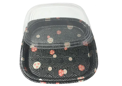 New model PP sushi takeaway plastic  box thermoforming machine