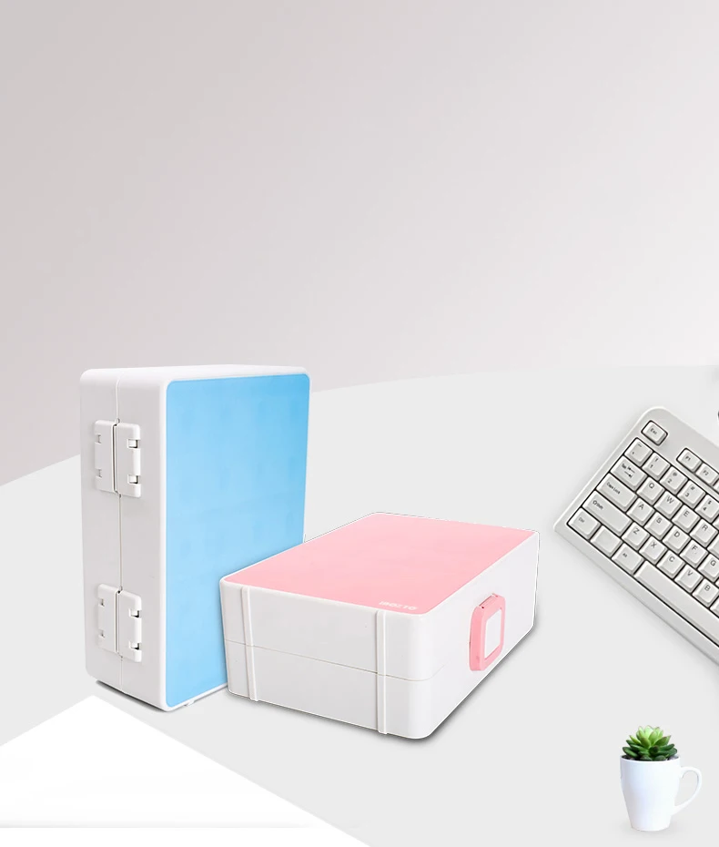 Factory Custom FB-02 Storage Student Medicine Multi-layer Multi-functional Box for Office Small Objects Desk Sundries Cosmetics