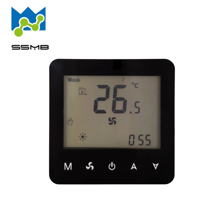 digital big lcd screen underfloor heating thermostat wifi tuya app