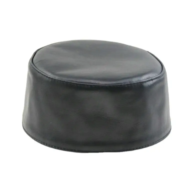Factory Wholesale Traditional Leather Mens Muslim Islamic Prayer Hats Turkish Skull Cap Indian Hat
