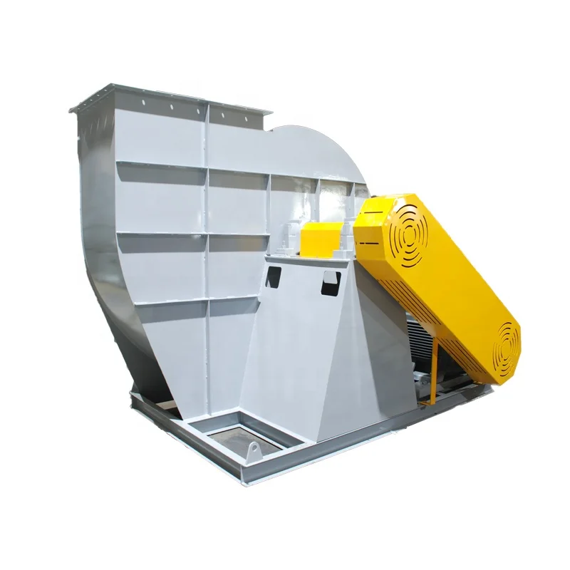 Industrial Hot Air Wood Chip Blower Three Phase Electrical Motor Centrifugal Fan