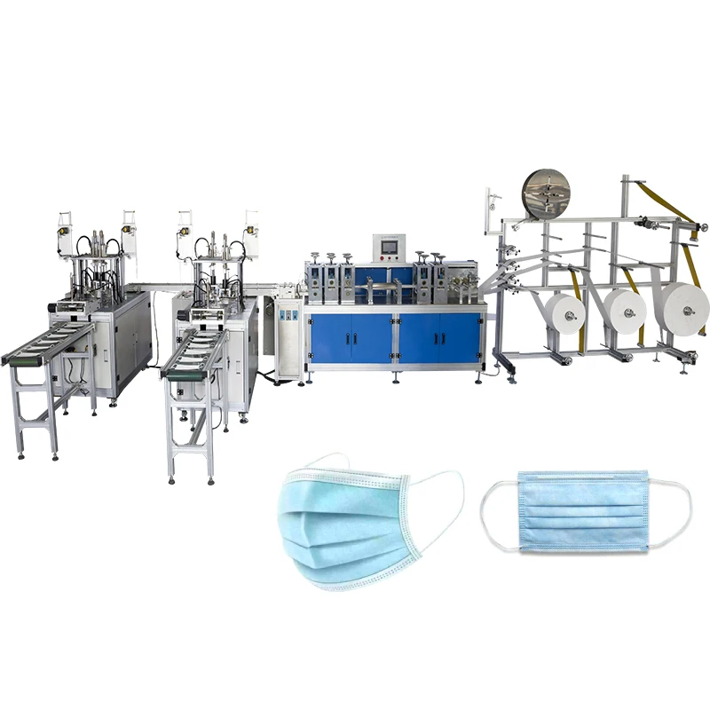 3ply non-woven disposable surgical medical face masks making machine