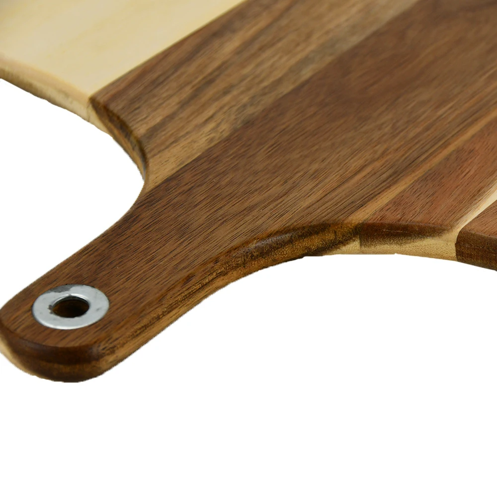 Wooden Pizza Peel - Large Acacia Wood Paddle Board for Serving Pizza