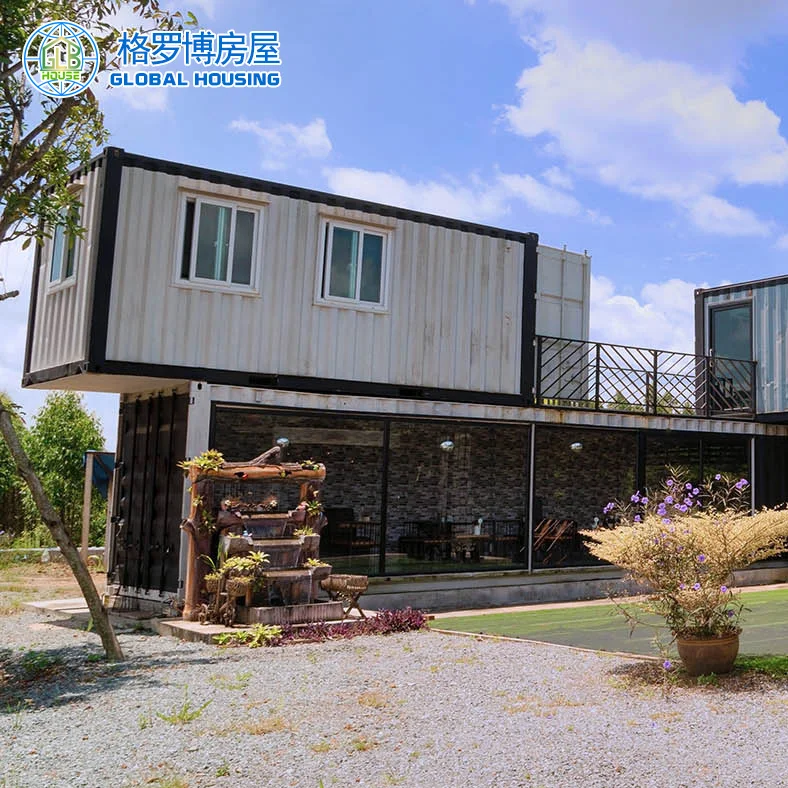 Export abroad 20 ft double floor capsule hotel/sleep box/modern container house design