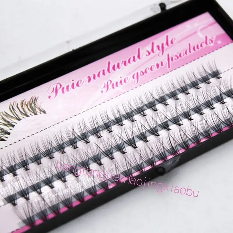 Чистый натуральный стиль чистые зеленые продукты отдельные ресницы объем ресниц 10D 20D кластеры