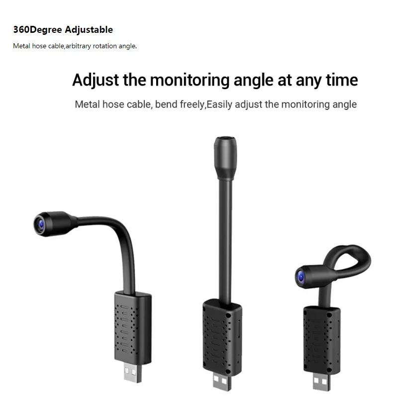 Облачное хранилище умный маленький гибкий USB камеры шпиона монитор наблюдения скрытый WIFI беспроводной доступ в Интернет мини