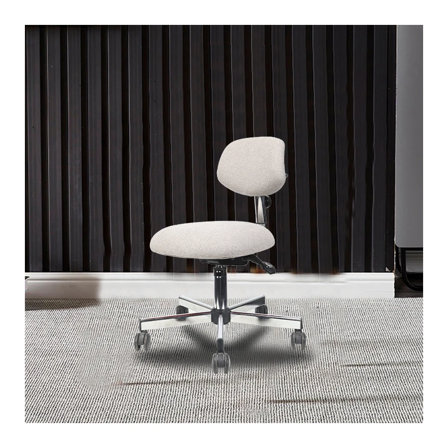 Professional Rolling adjustable Swivel dental saddle stool backrest reclining saddle chair