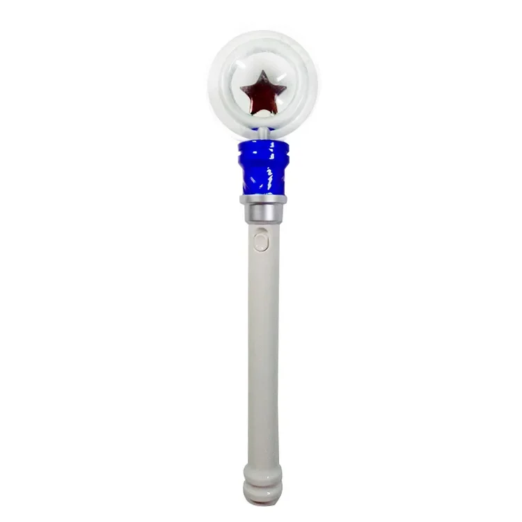 Spinner Wizard Wand Flashing LED Glow Stick Toy With Led Flash Fairy Magic Spinning Wand Ball Light up toys For Kids
