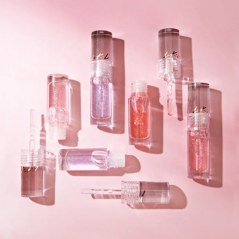 Factory Supply Shimmer Glossy Lip Oil Private Label Lip Balm Vegan Hydrating Fruit Tinted Lip Oil