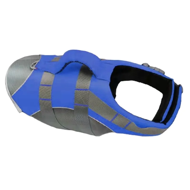 Reflective Quick-Release Lifejacket with Leash Pet Swimming Coat Dog Outdoor Clothing Safety Clothing Dog Vest Lifejacket