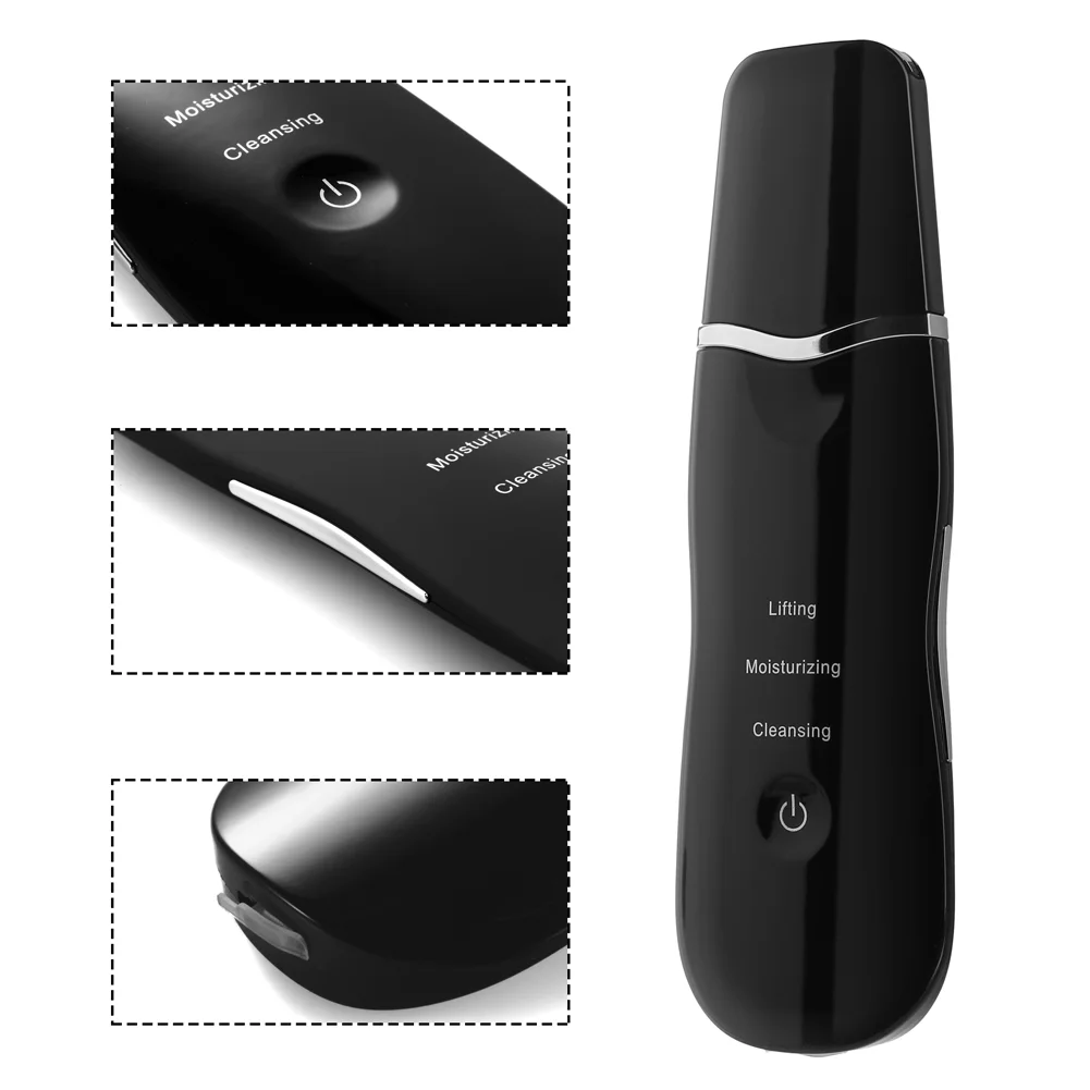  Amazon USB Ручной скребок для удаления черных точек 24000 Гц ионный ультразвуковой кожи лица Лидер продаж косметический продукт