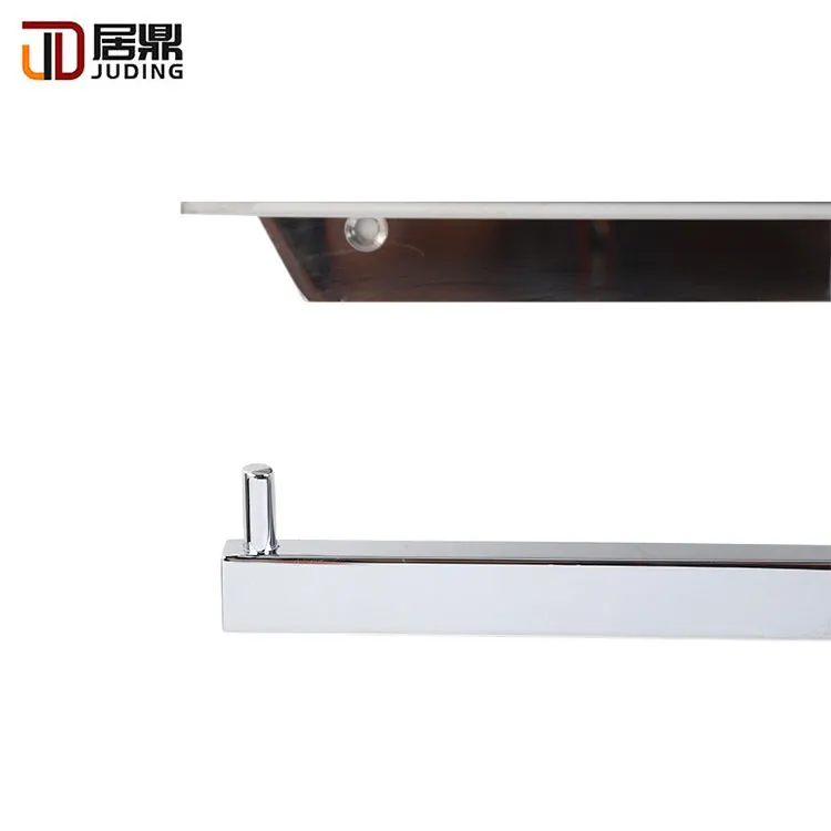 Современный домашний алюминиевый настенный двойной держатель для туалетной бумаги с полкой