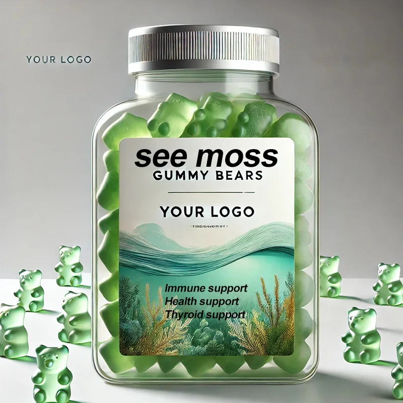 OEM Private Label Vegan SeaMoss Gummies Supplement Organic Sea Moss Gummies