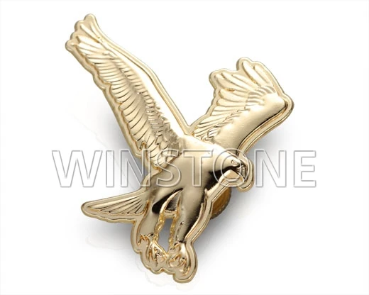 Custom European Style Double Snake Wing Beret Badge