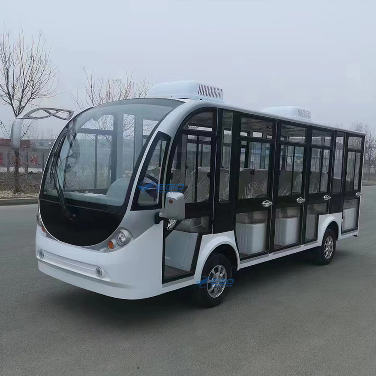 Высокое качество 8 11 14 17 мест закрытый экскурсионный автобус со стеклянными дверями кондиционер для приема автобусов