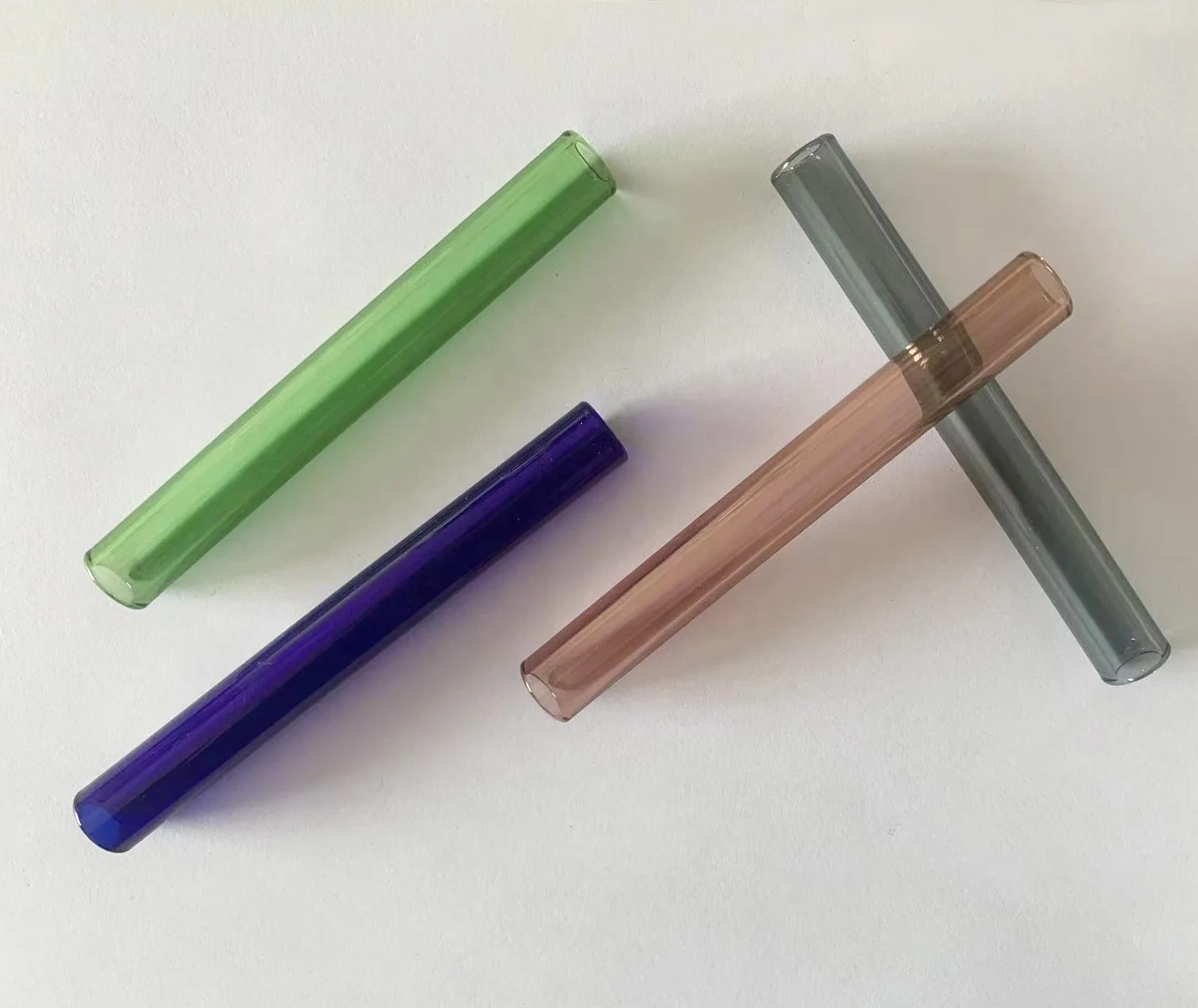 4inch Cheapest  oil burner glass tube Clear Glass Og Pipe for Smoking Hand Pipes