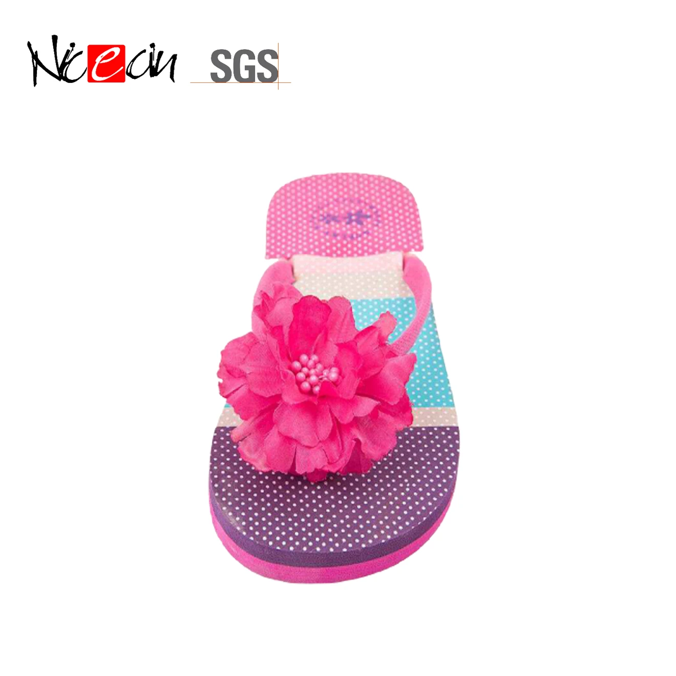 Фиолетовые шлепанцы с V-образным ремешком для одноразового использования, шлепанцы для девочек