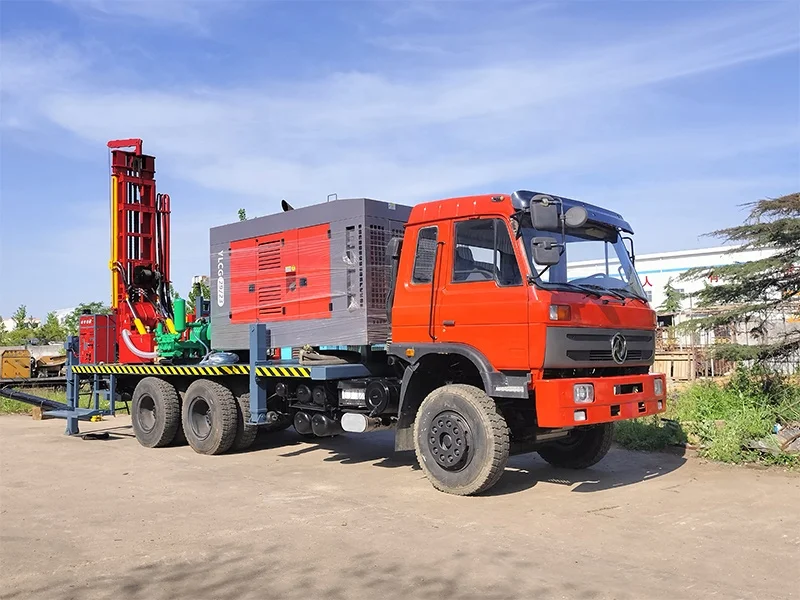 Hydraulic Deep Rock Core Drilling Rig Portable Truck Mounted Borehole Water Well Drilling Rig Machine
