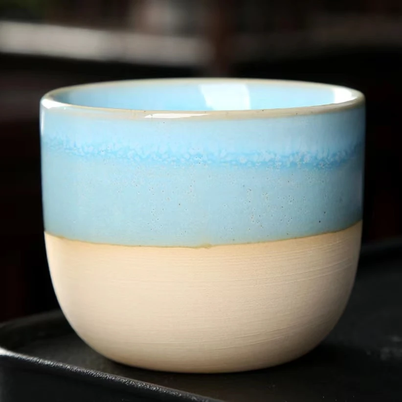 Japanese Style Handmade Pottery Mug Ceramic Tea Cups Espresso Coffee Cup Colorful Water Mugs 150ml