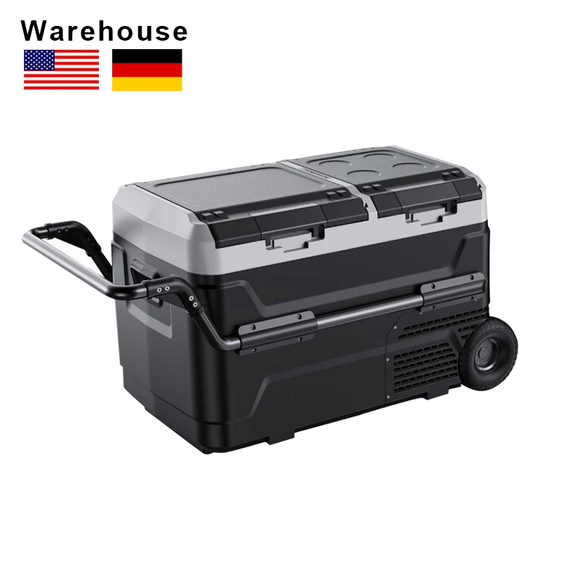 Hot Cold 50 Litres Refrigerators Small Mini Makeup Cosmetic Fridges Custom 12V 24V  OEM Customized Power Cooler