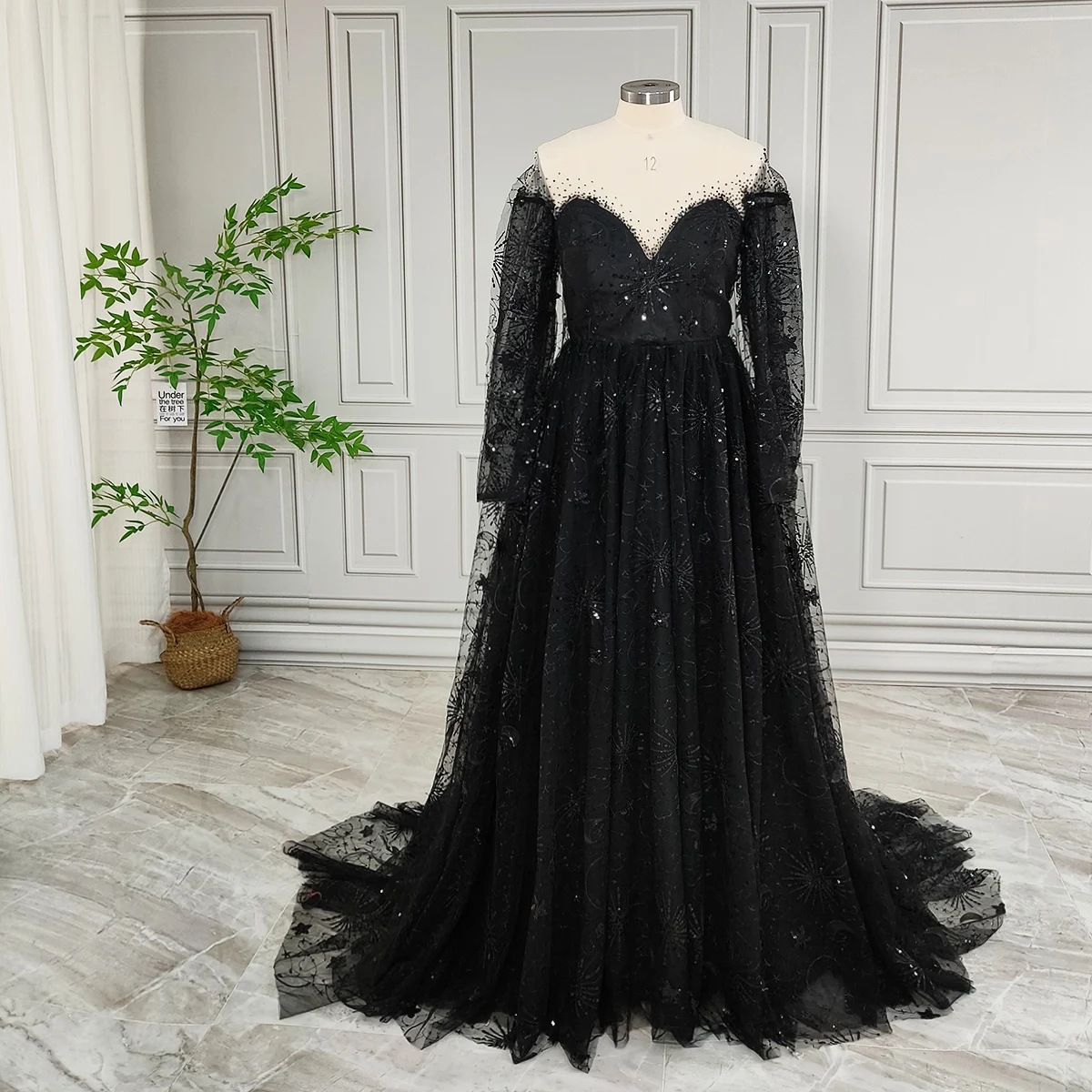 100% высококачественные кружевные платья с блестками и 2024