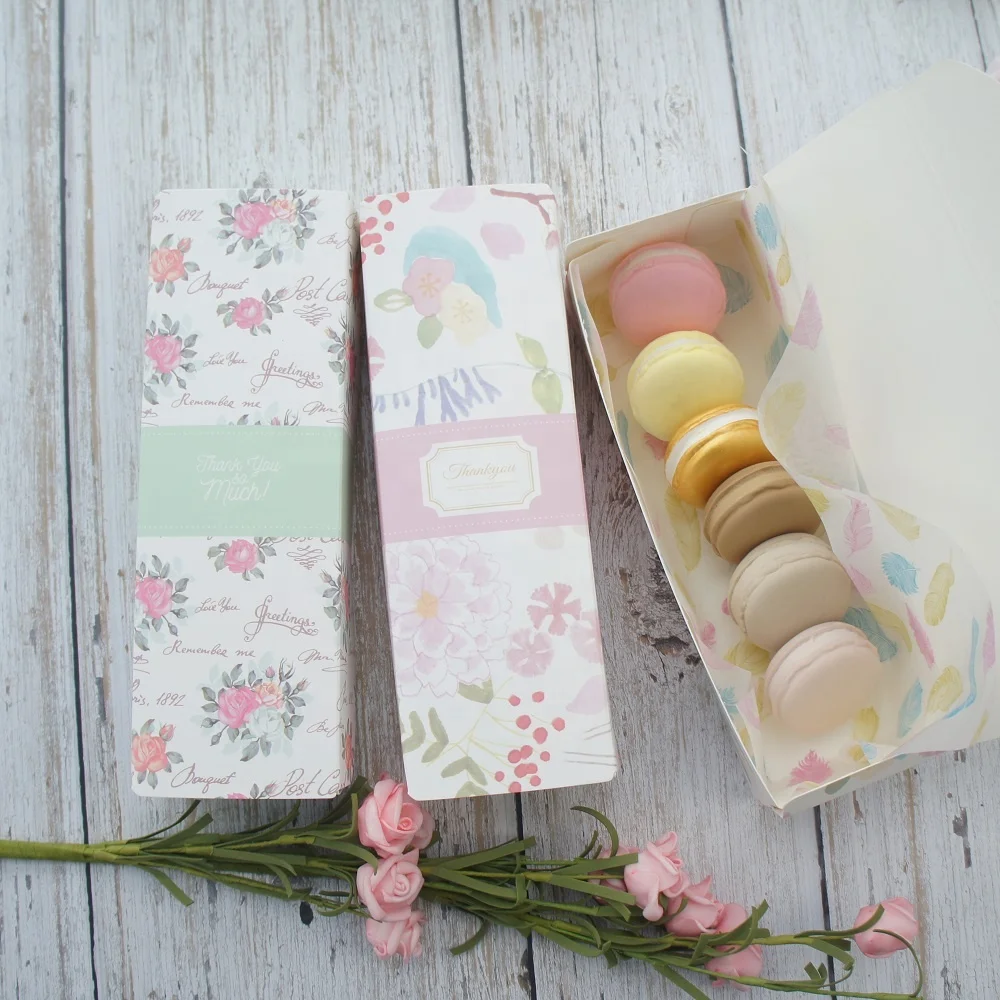Custom Printed Kraft Paper Swiss Roll Cake Food Box Packaging
