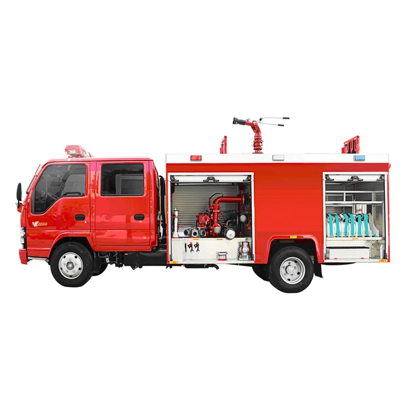 Isuzu Giga Engine Used Trucks 2cbm Fire Fighting Truck 700p
