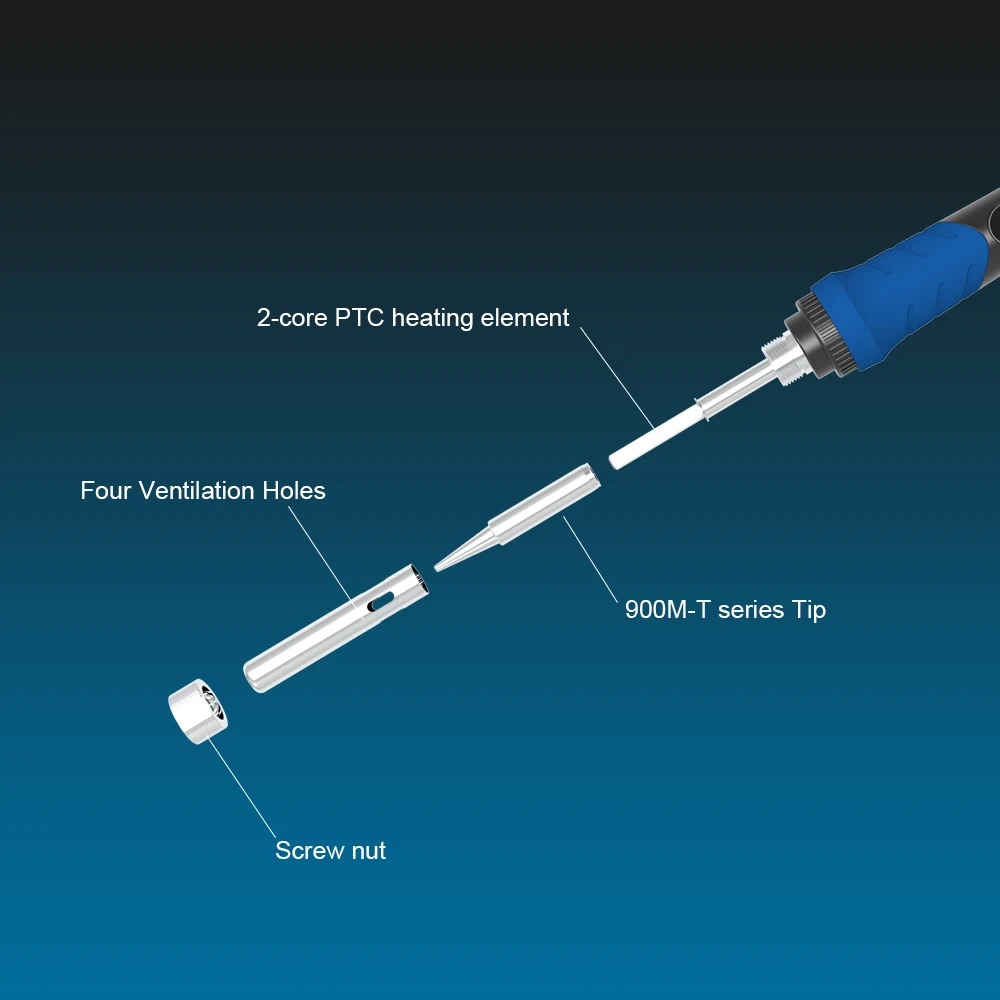 Wholesale welding repair equipment portable hot ceramic electric heating soldering iron 65w