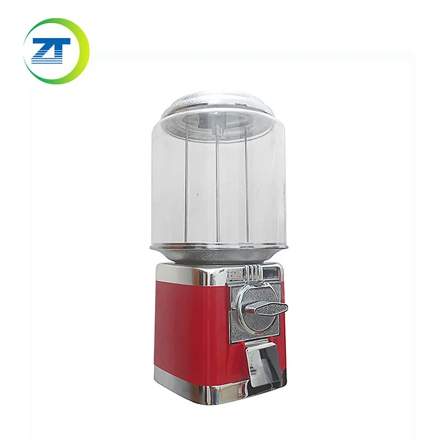 Forkwin Gumball Machine with Candy Capacity Dispenser Capsule gift Red Candy Vending Machine for Home use Business