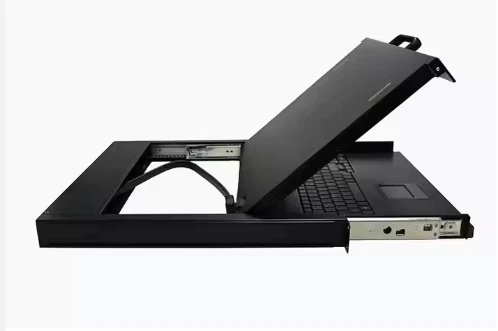 Support USB+VGA local console DC and AC dual power input 19inch 1U rack mount 15 inch 1port/4ports/8ports/16ports LED KVM switch