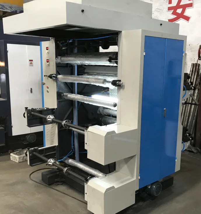 2 Color Plastic /Non Woven Fabric Bag  Making Flexo Printing Machine Price