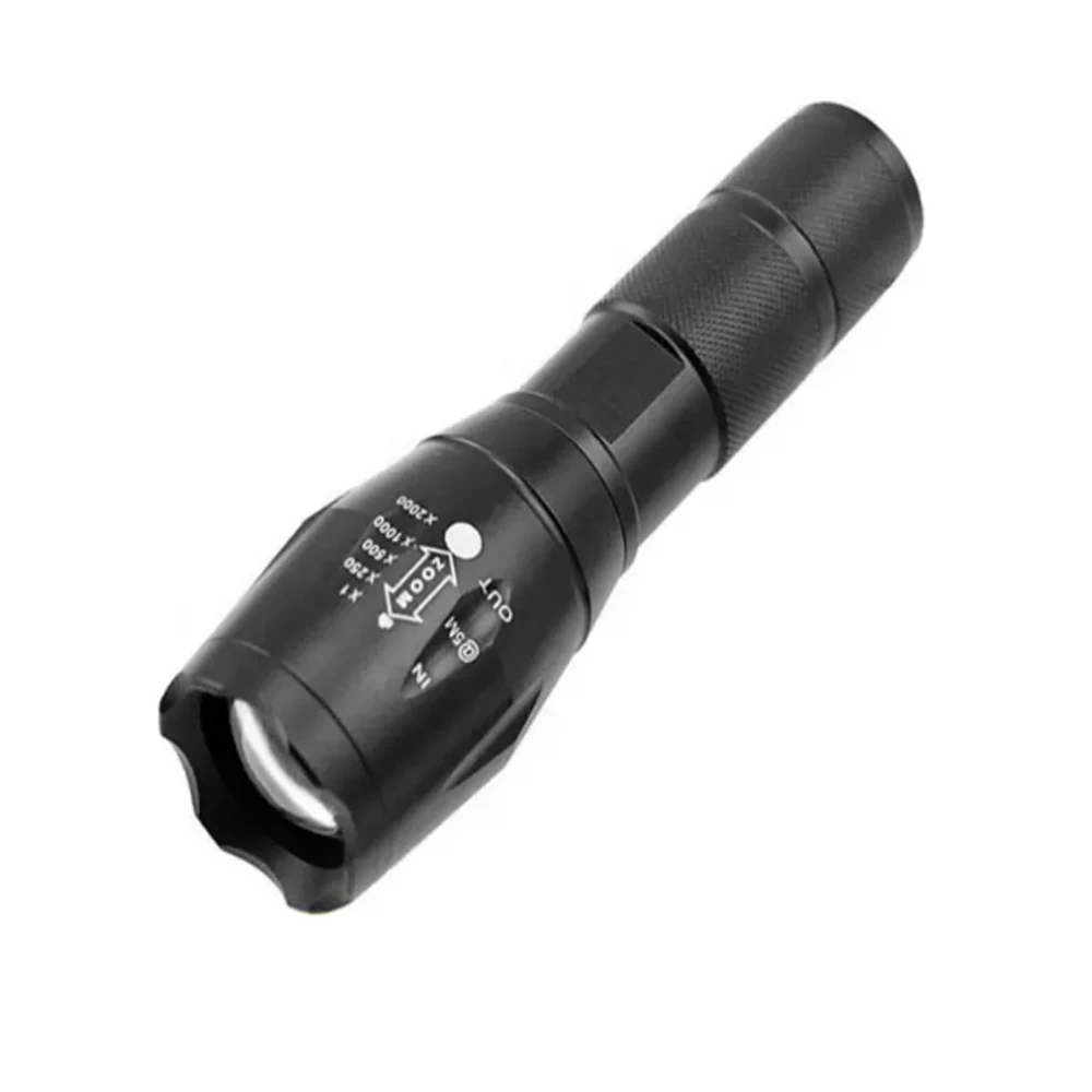 
High power LED flashlight tactical zoom focus adjustable torch flash light waterproof rechargeable tactical flashlight for hi 