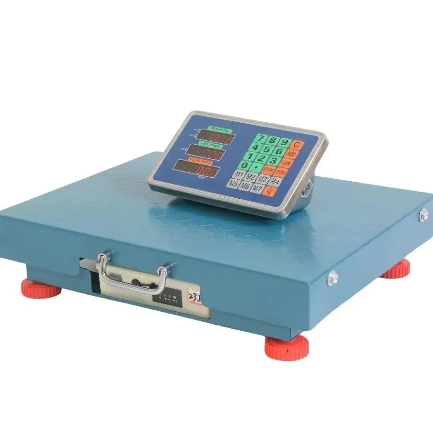 600KG Stainless Steel Wireless Digital Heavy Duty Weight Scale Platform Indicator LCD Display