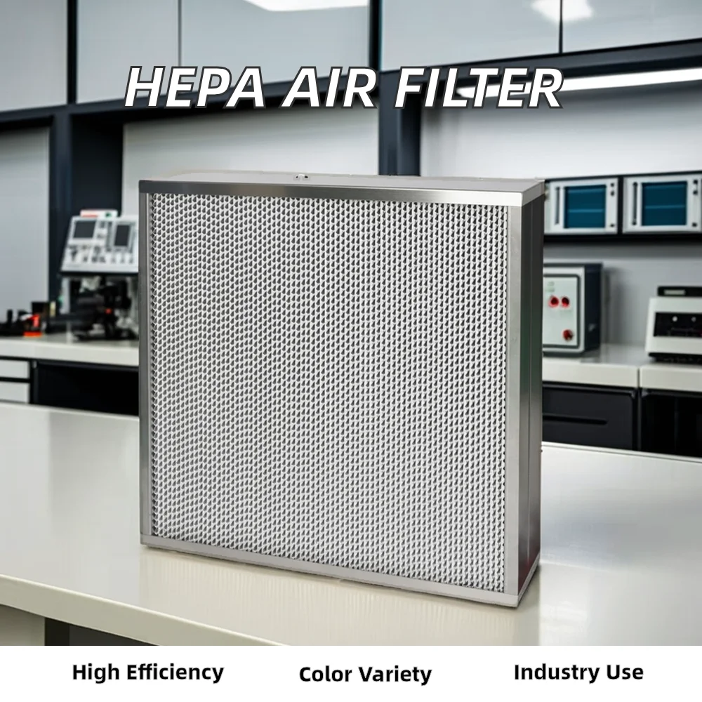 Industrial HEPA Air Filter Chimney Medium fiberglass Carbon Paper Cardboard Panel Filter Glass Fiber Engine Used Manufacturer