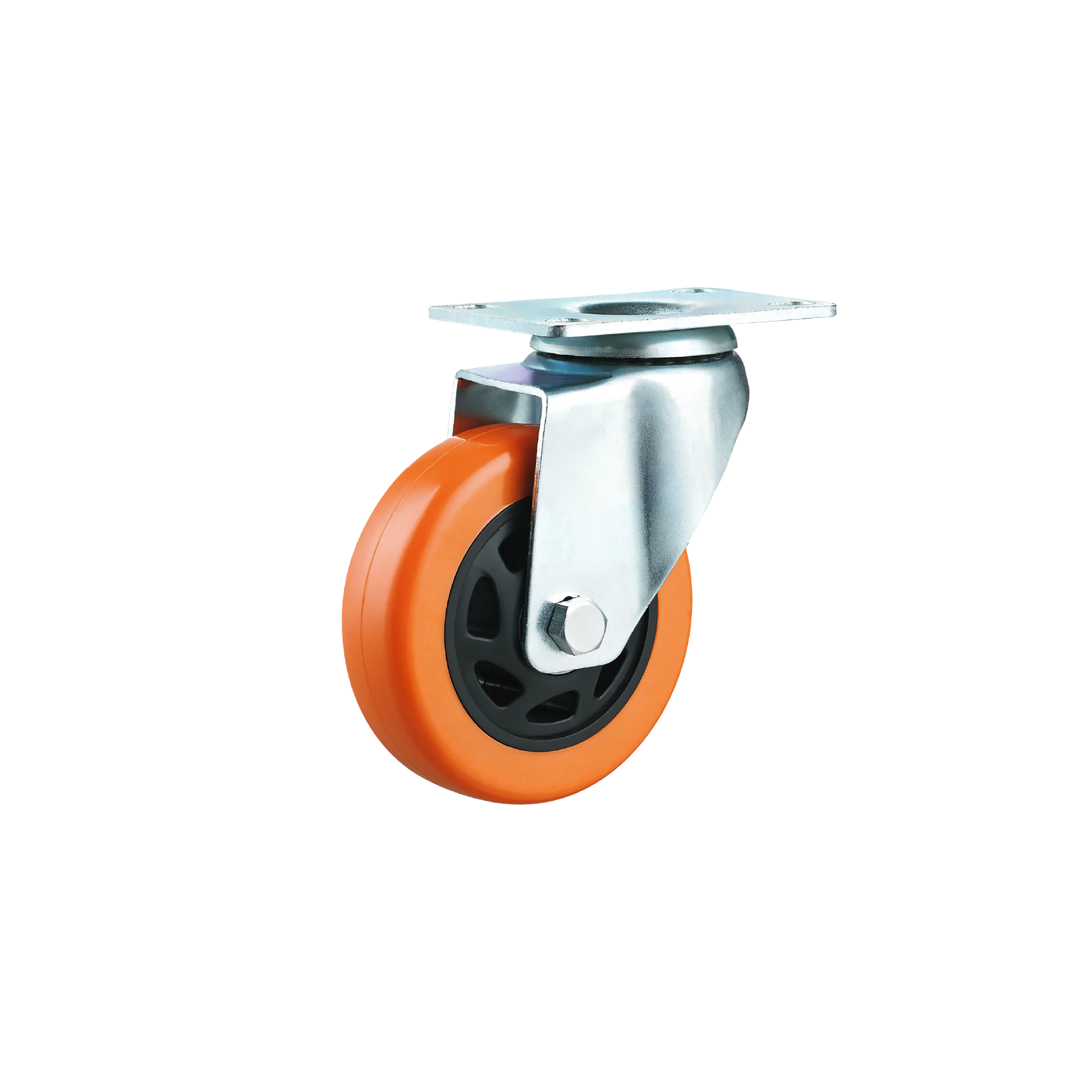 Medium Duty Caster Manufacturer PVC Caster Wheel 3/4/5 Inch Zinc-plated Customized For Machine And Equipment