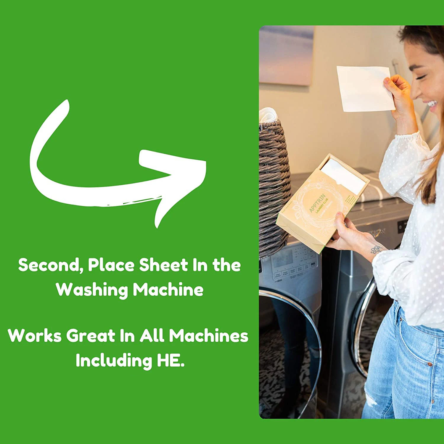 Hot Sell 50 Sheets Simple Design All In One Laundry Detergent Sheet Zero Waste Deep Cleaning Clothes Fits All Washing Machines