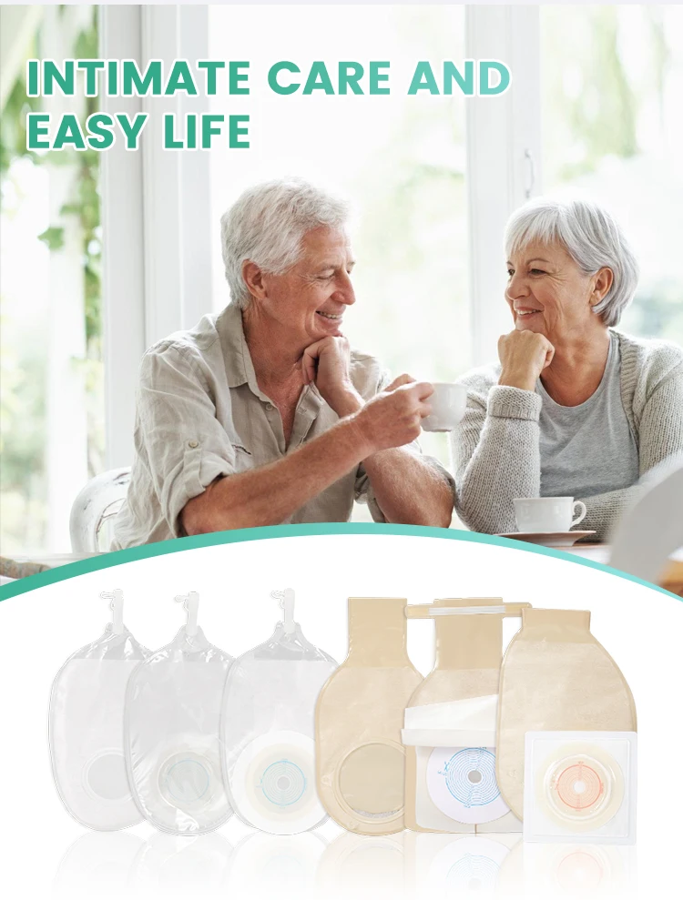 Trummed One Piece Stoma Ostomy Bag 1 Piece Colostomy Bag Drainage