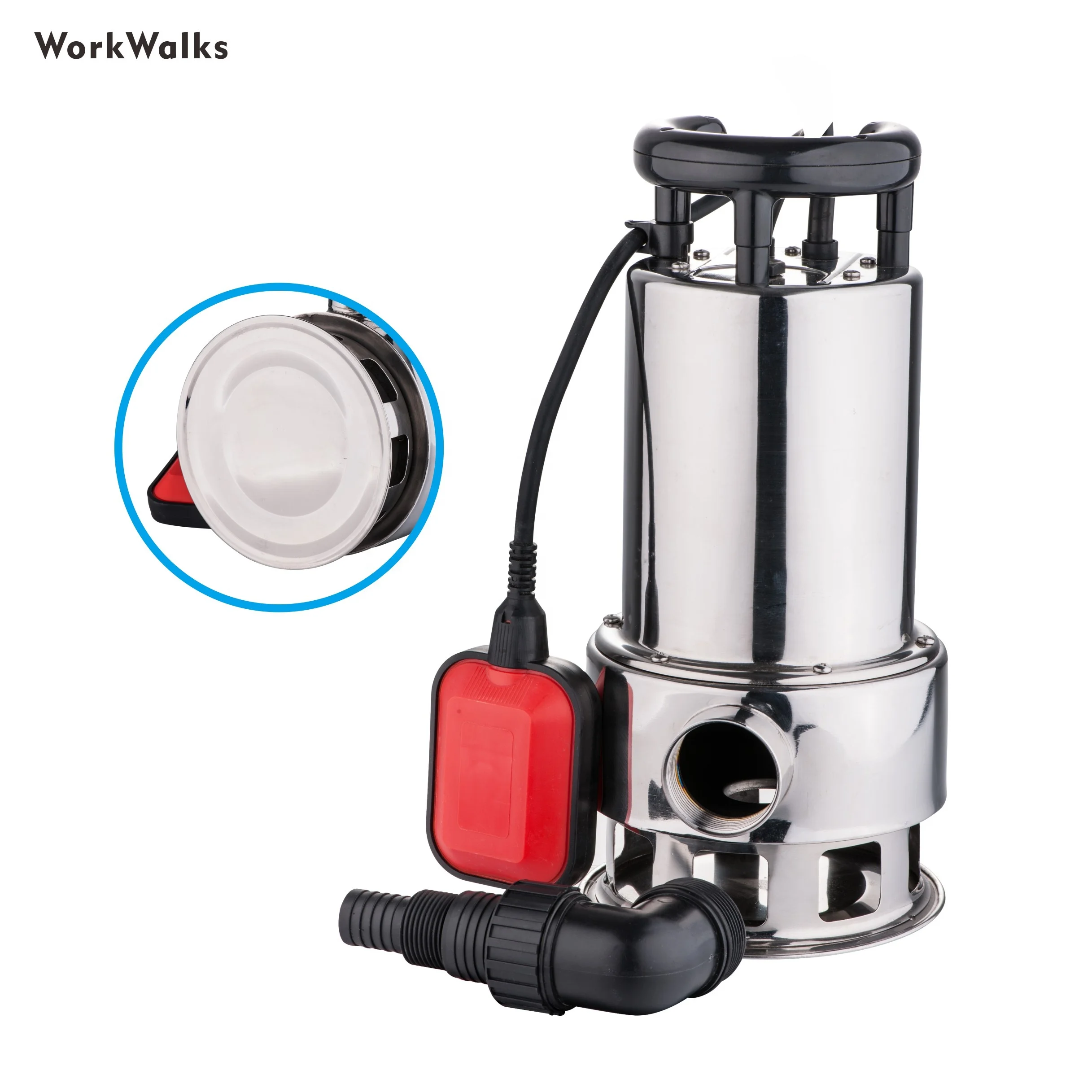 1hp 110v Stainless Steel Submersible Sump Dirty Water Pump For Garden Use And Home Dewatering