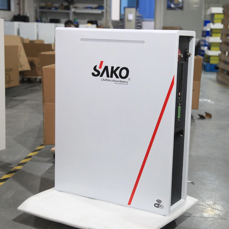 Wholesale Sako Off Grid Rechargeable Deep Cycle 5Kwh 10Kwh 24Volt 48V 200Ah Bms Lifepo4 Solar Lithium Iron Phosphate Battery