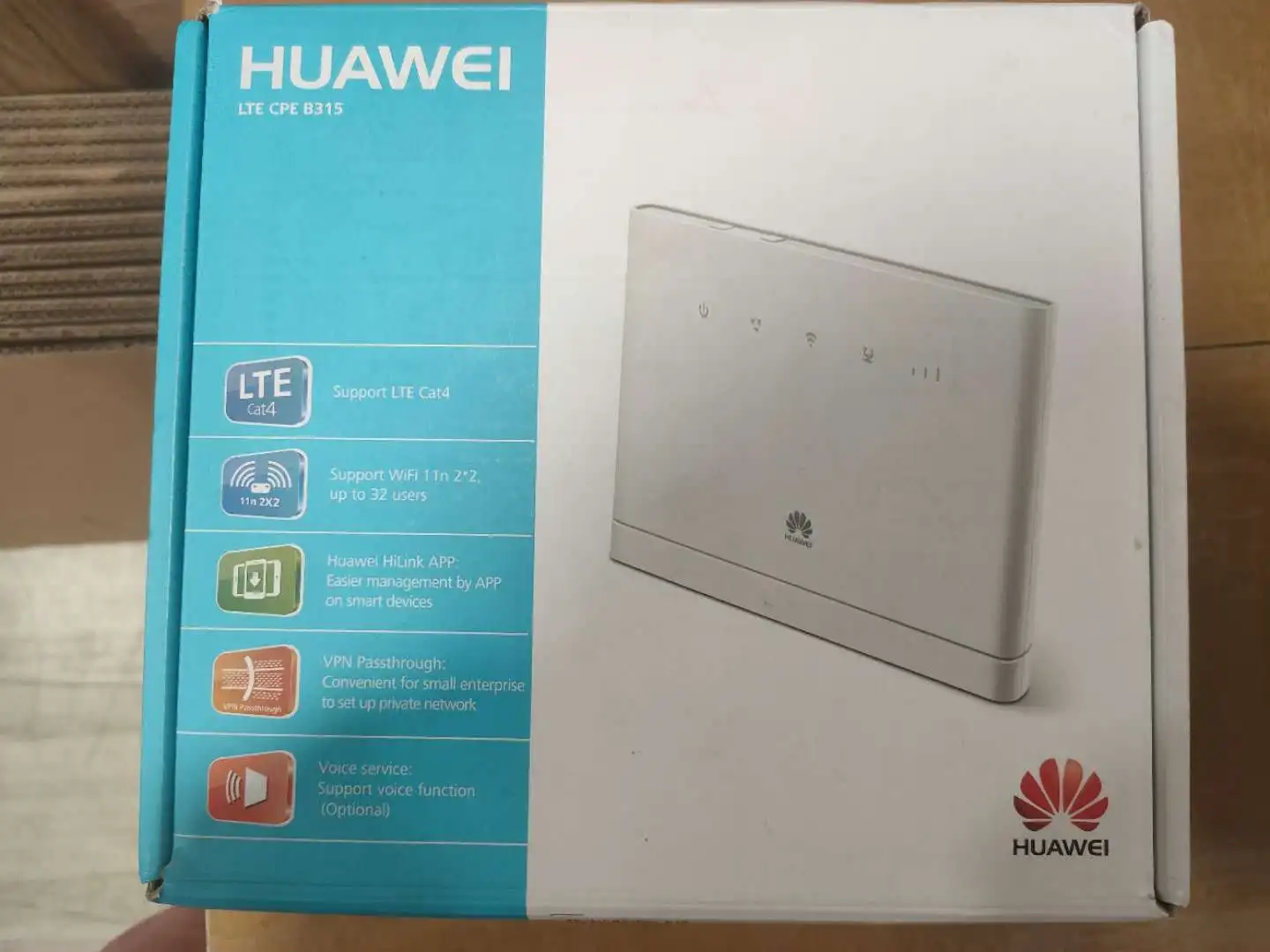  Разблокированный 4 аппарат не привязан к оператору сотовой связи CPE Huawei B315 B315S-519 маршрутизаторов Cat4 150 Мбит/с беспроводной WiFi маршрутизатор со слотом для Sim карты PK