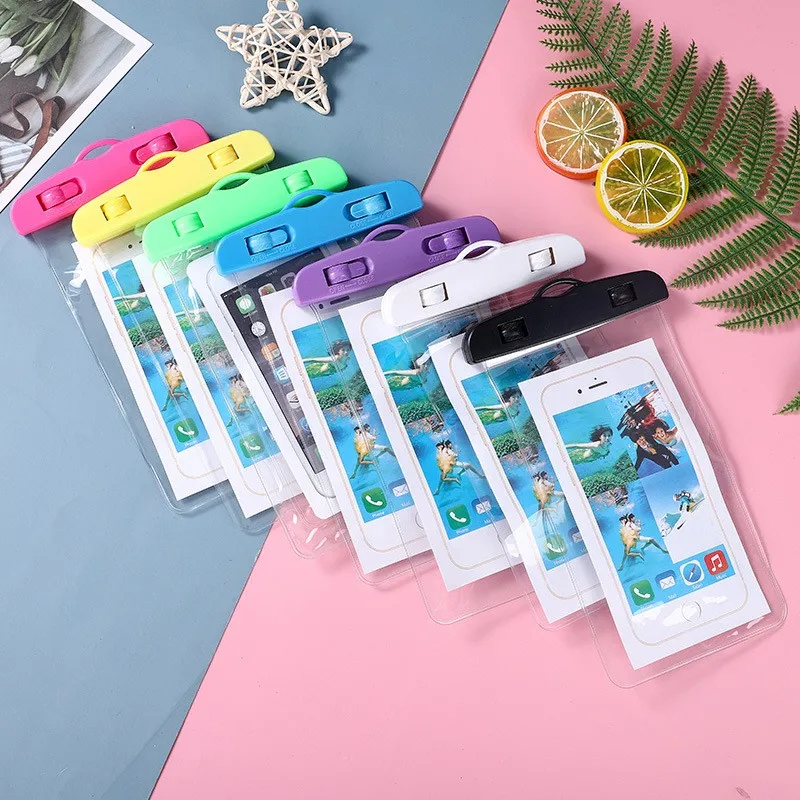 Hot selling PVC Phone Universal Waterproof Pouch Cellphone bags  for Swim Rafting Skiing