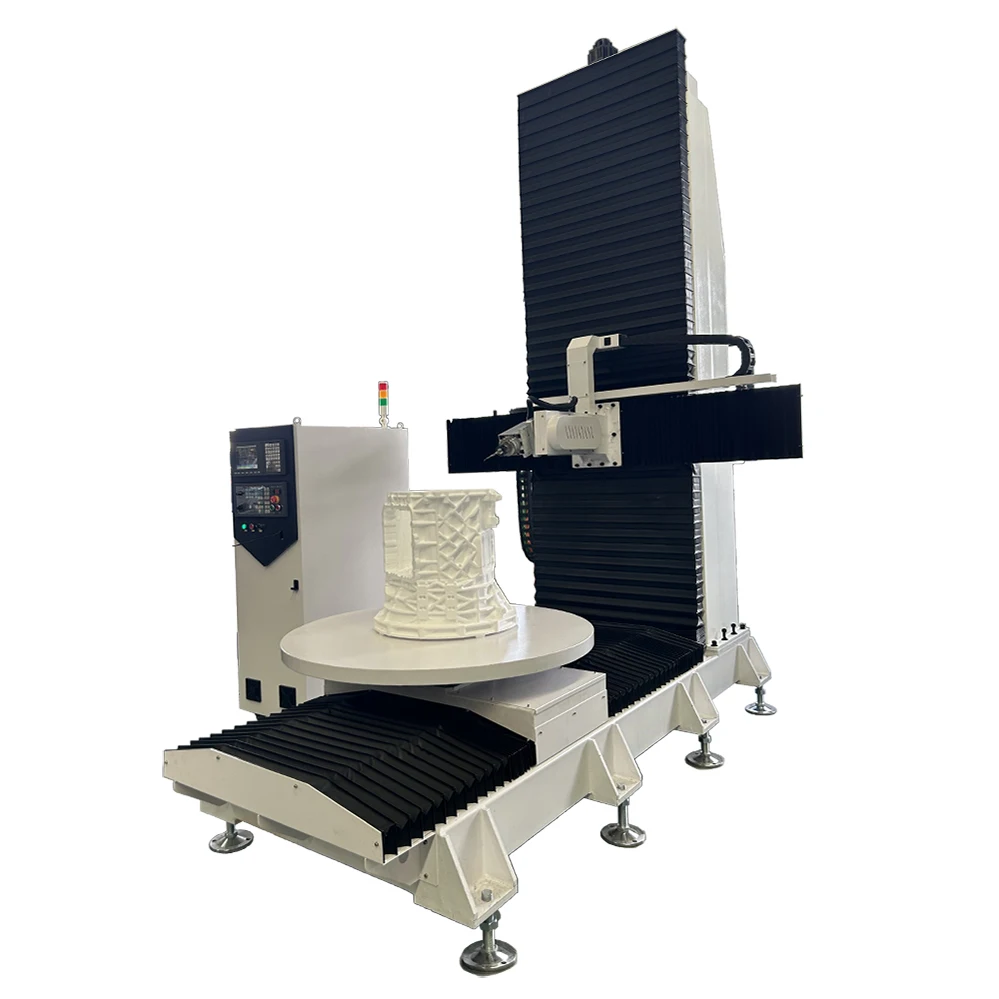 Rongchi precision 5 axis center cnc machine profile machining center for statue carving